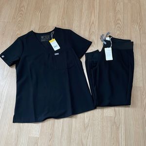 Black Figs Scrubs Catarina and Zamora Joggers